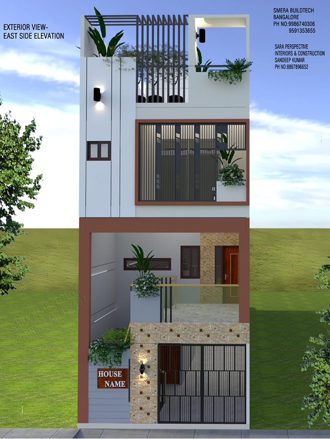 Landmark Residence, Tumkur - Residential project in Tumkur. 3,800 Sft · Design & Build